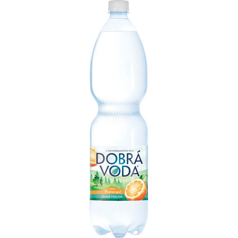 Dobrá voda Pomeranč 1,5l - PET