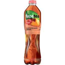 Fuze Tea Black Ice Tea Peach Hibiscus 1,5l - PET