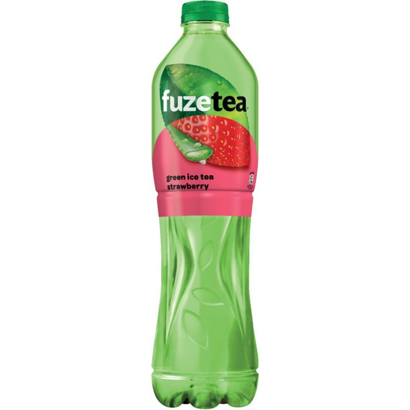Fuze Tea Green Ice Tea strawberry & aloe 1,5l - PET