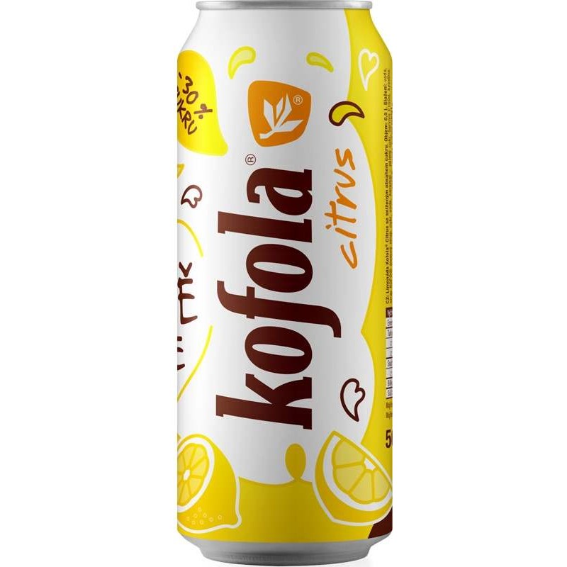 Kofola citrus 0,5l - plech