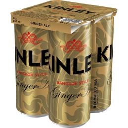 Kinley Ginger Ale 4 x 0,33l multipack - plech