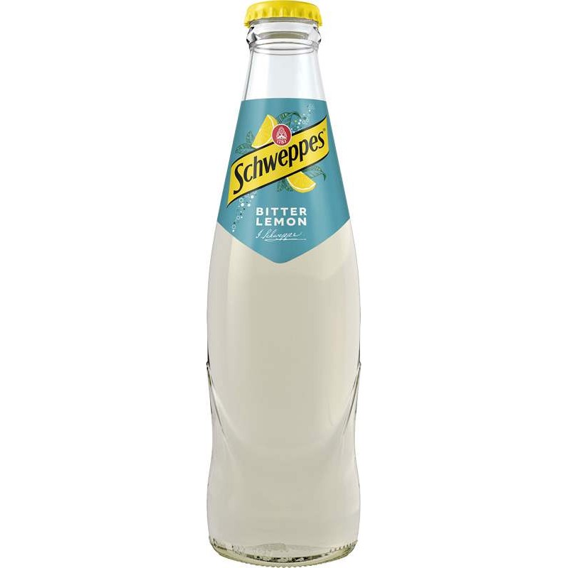 Schweppes Bitter Lemon 0,25l - sklo