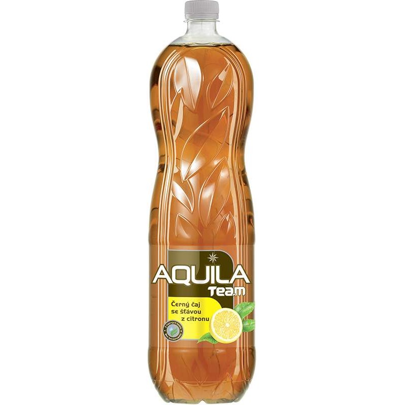 Aquila černý čaj se šťávou z citronu 1,5l - PET