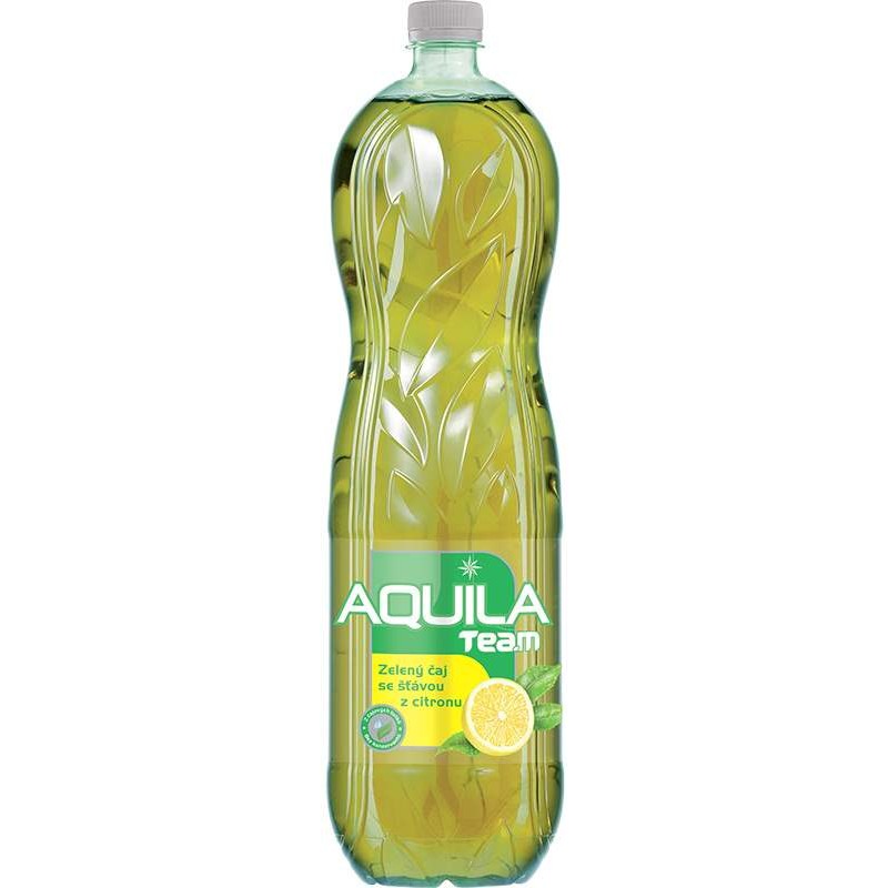 Aquila zelený čaj se šťávou z citronu 1,5l - PET