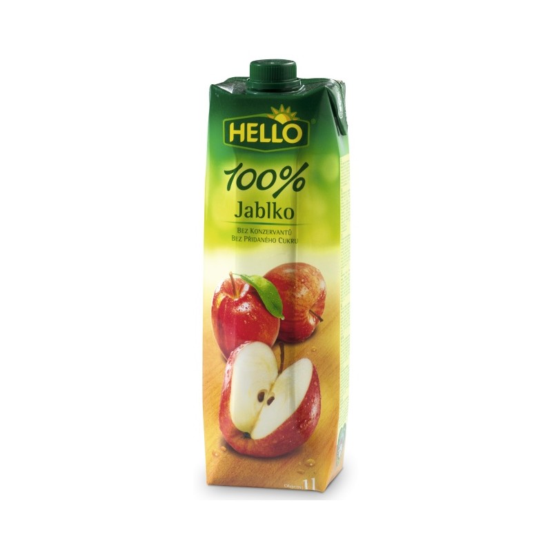 Hello jablko 100% 1l