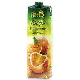 Hello pomeranč 100% 1l