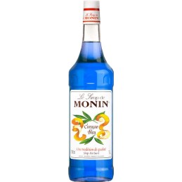 Monin Curacao blue - pomerančový sirup 1l
