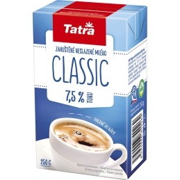 Tatra Classic zahuštěné mléko neslazené 7,5% 250g