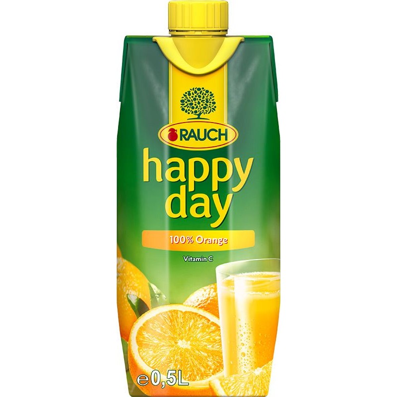 Rauch Happy Day pomeranč 100% 0,5l