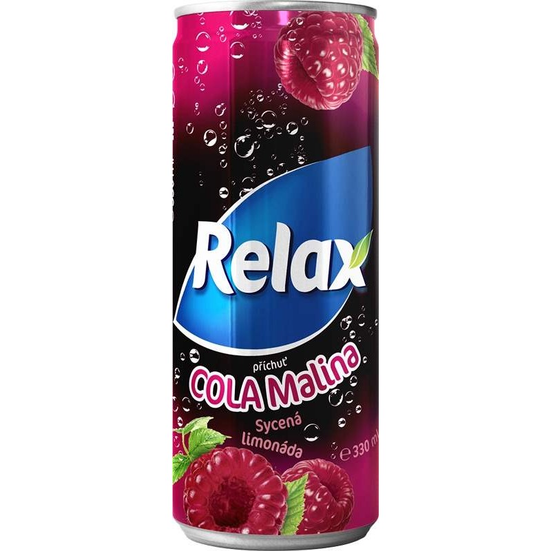 Relax Limonáda cola+malina 0,33l plech