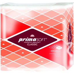 Ubrousky bílé 30x30 1vr. 100ks - Primasoft clasic