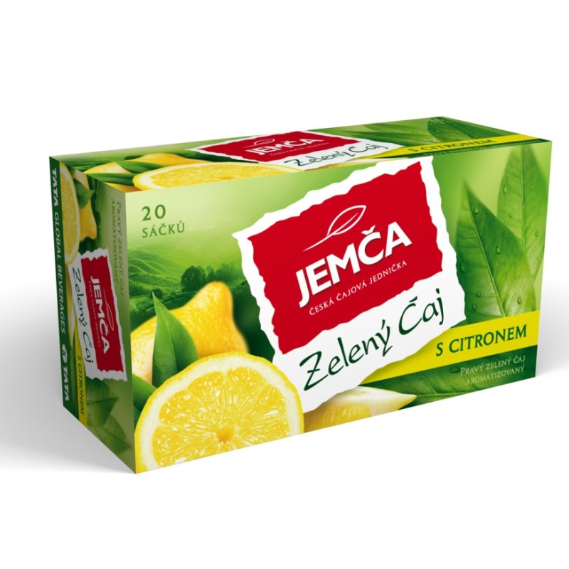 Jemča Zelený čaj s citronem 20x1.5g