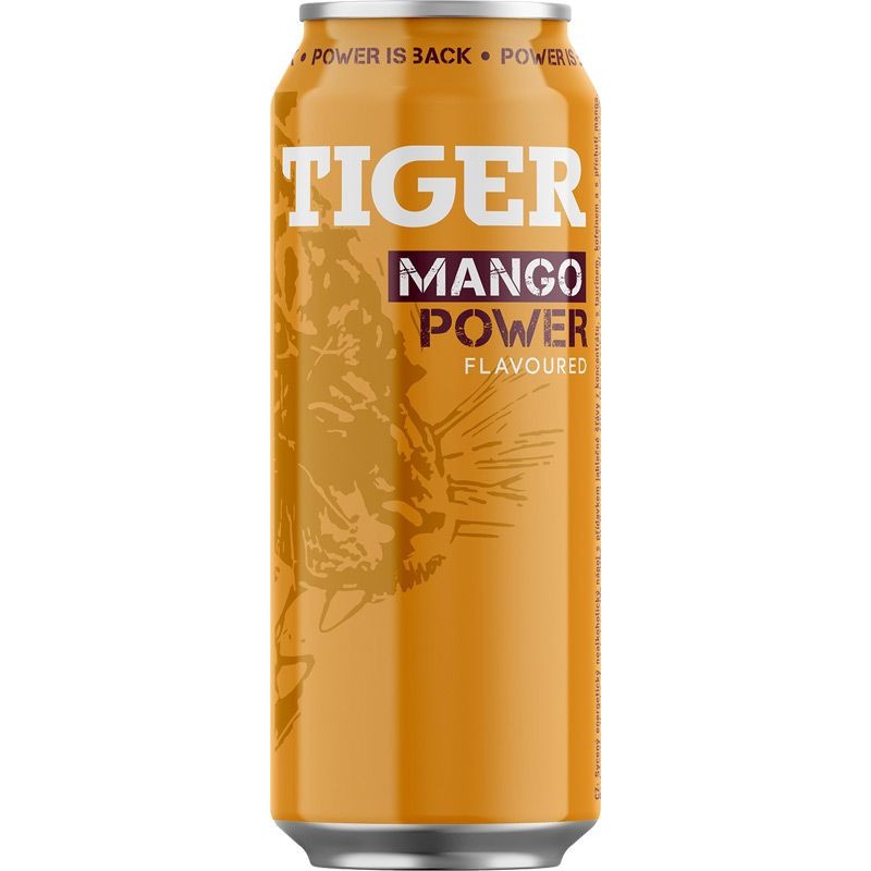 Tiger mango energy 0,5l plech