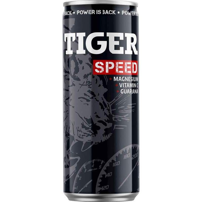 Tiger speed energy 0,25l plech