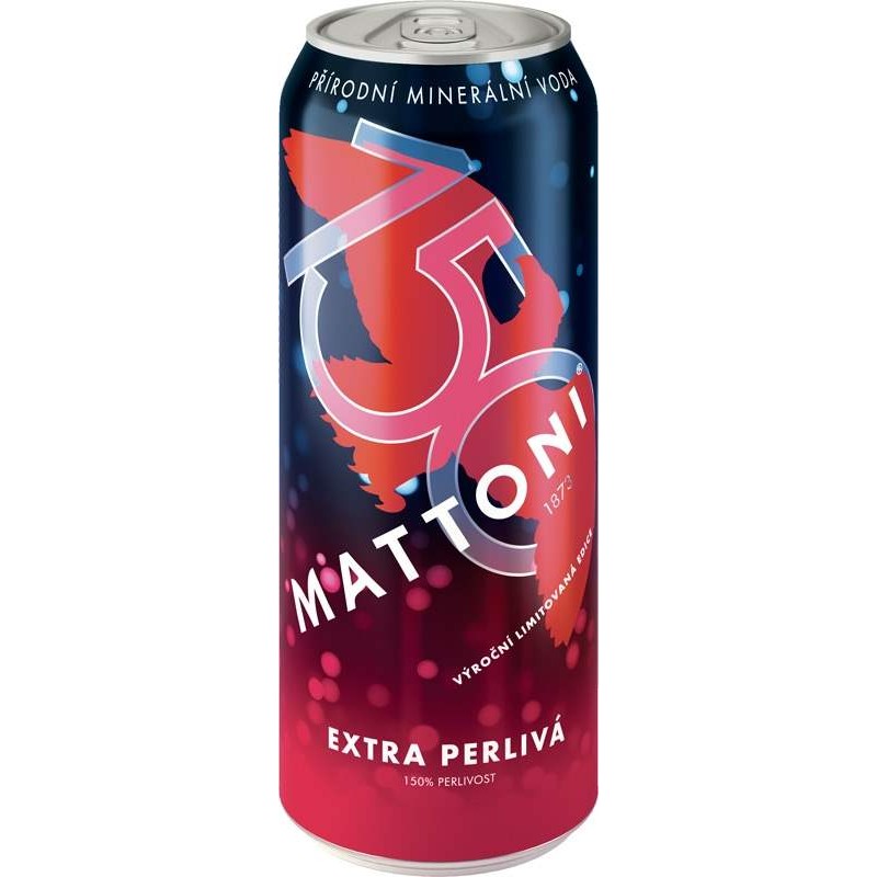 Mattoni extra perlivá 0,5l - plech