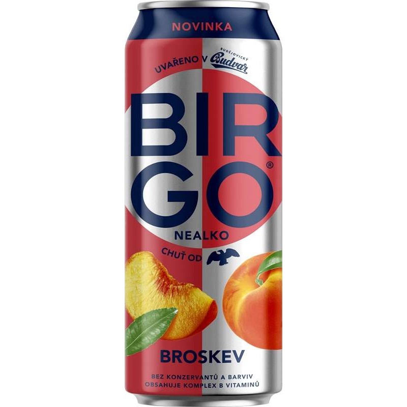 Birgo broskev 0,5l plech