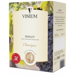 Merlot 3l box - Vinium Velké Pavlovice