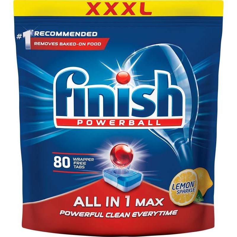 Finish All in One Max Lemon 80ks