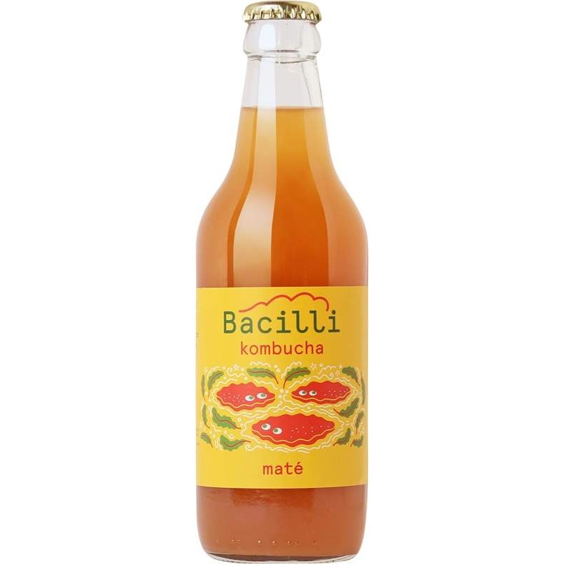 Bacilli Kombucha Maté 0,33l sklo