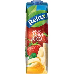 Relax Jablko - banán - jahoda 1l