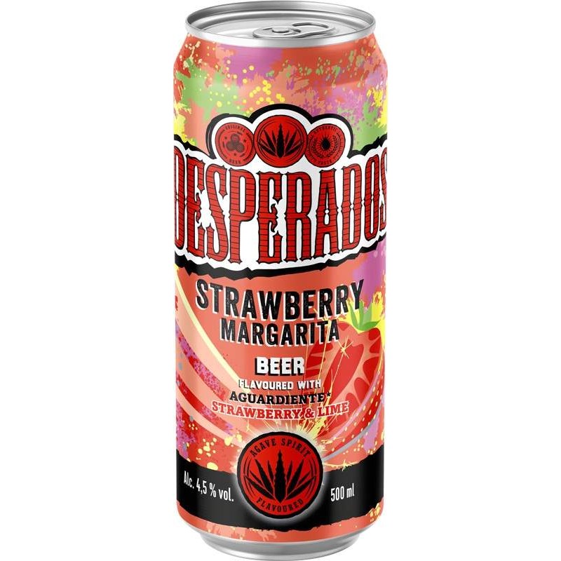 Desperados Strawberry Margarita 0,5l - plech