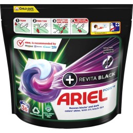 Ariel +Revita Black PODS 36ks