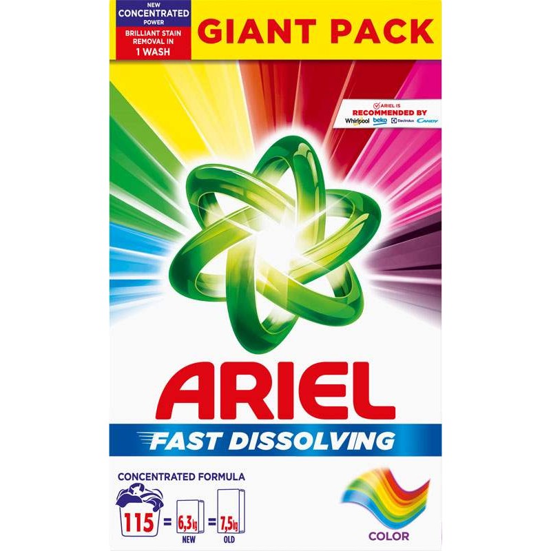 Ariel Color Fast Dissolving 6,325 kg