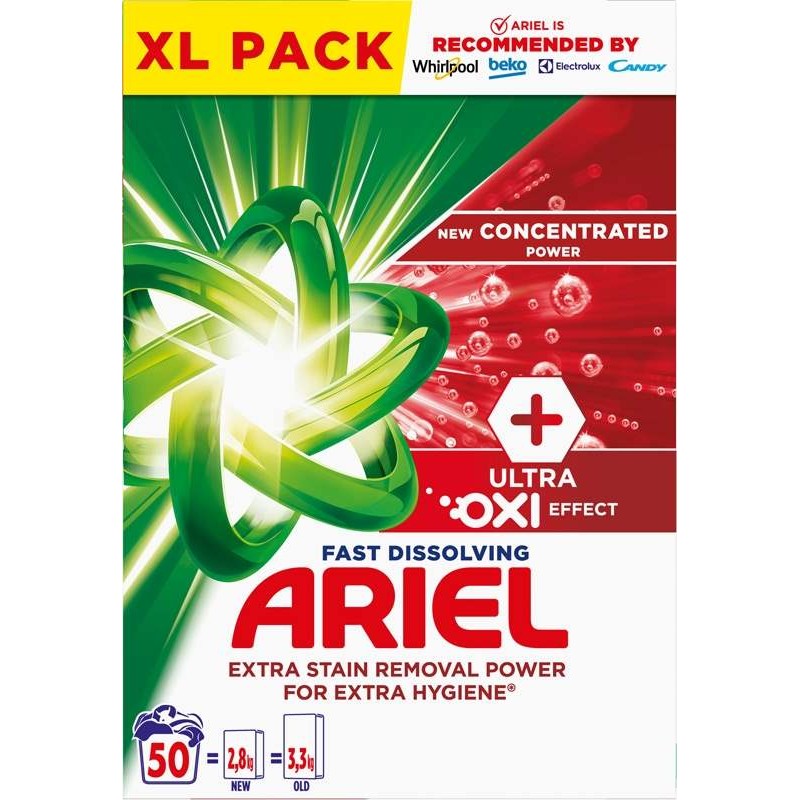 Ariel +Ultra OXI Effect Fast Dissolving 2,75 kg