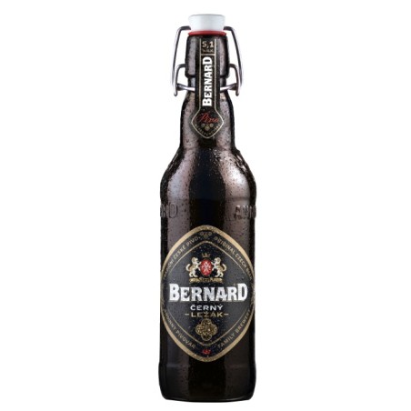 Bernard černý ležák 0,5l - sklo