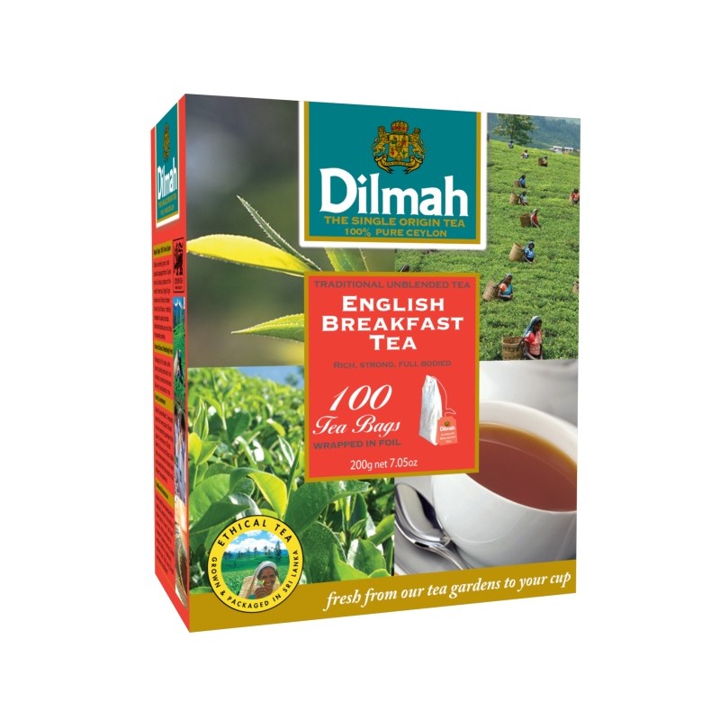 Dilmah English Breakfast 100x2g
