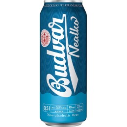 Budweiser Budvar nealkoholické 0,5l - plech