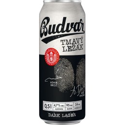 Budweiser Budvar tmavý ležák 0,5l - plech