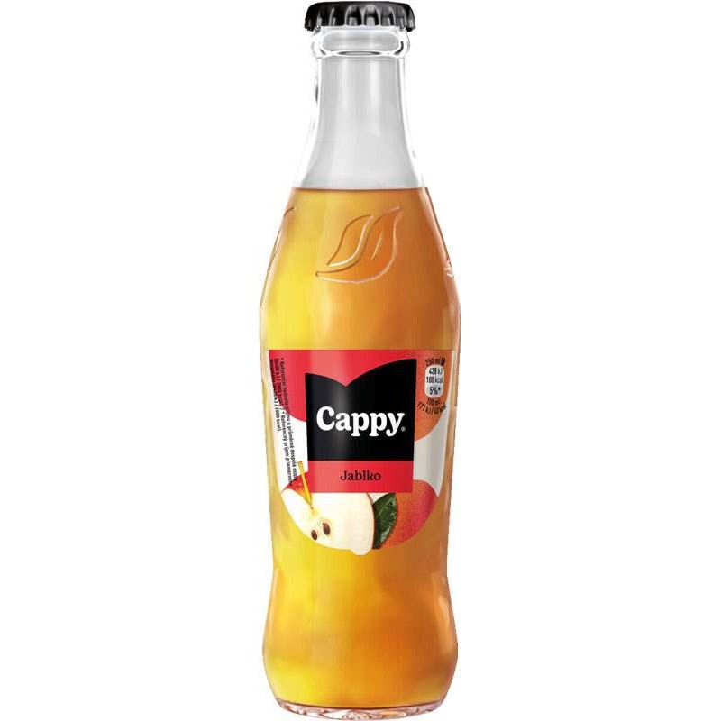 Cappy jablko 20% 0,25l - sklo