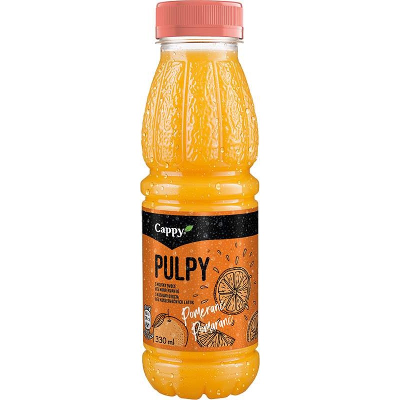 Cappy Pulpy orange 0,33l - PET