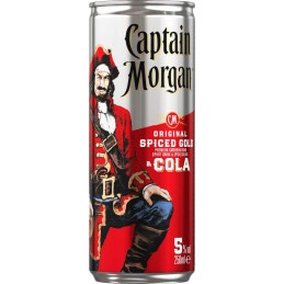 Captain Morgan Spice & Cola 0,25l plech