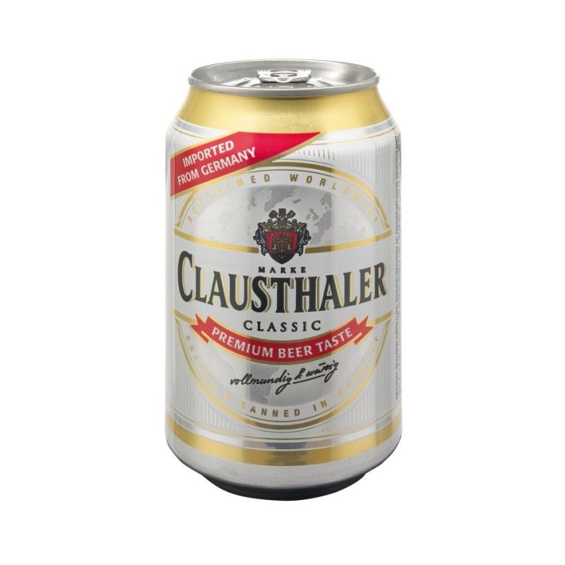 Clausthaler Classic 0,33l - plech