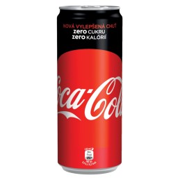 Coca cola ZERO 0,33l - plech