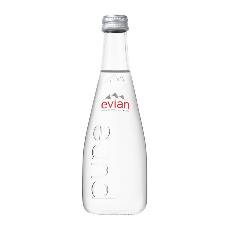 Evian 0,33l - sklo